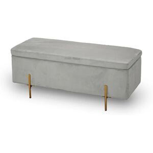 Lpd Furniture - Lola Storage Ottoman Grey