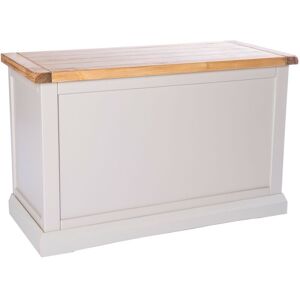 Cabinet Bits - Loreo Light Grey Blanket Box Ottoman - Light Grey