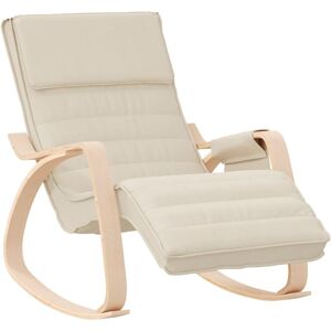 Berkfield Home - Mayfair Rocking Chair Cream Fabric