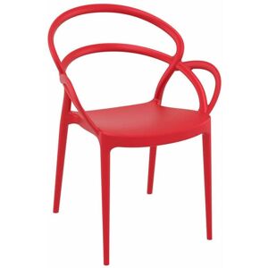 NETFURNITURE Milner Armchair - Red - Red