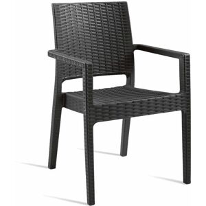 NETFURNITURE Minty Arm Chair - Dark Grey - Grey