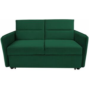 HUMZA AMANI Modern and Versatile Fabric 2 Seater Guest Sofa Bed - Jade - Jade