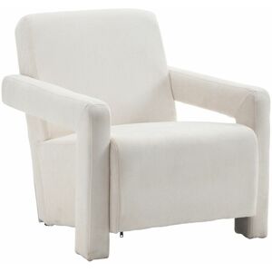 WAHSON OFFICE CHAIRS Modern Armchair Fabric Lounge Tub Chair , Upholstered Accent chair Occasional Leisure Chair, Beige