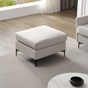 Ihome Furniture And Furnishing - Beige Ottoman