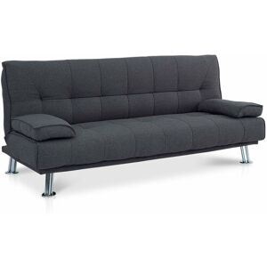 Home Detail - Montana Charcoal Grey Fabric Sofa bed