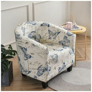 LUNE Moon Stretch Convertible Armchair Cover,Easy to Install and Wash, Chair Slipcover with Armrests Armchair Cover for Counter Bar Living Room Meeting