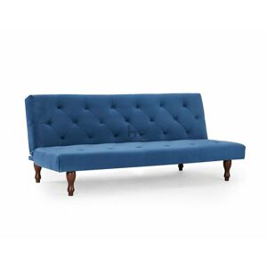 Home Detail - Newell Blue Vevlet Sofa Bed