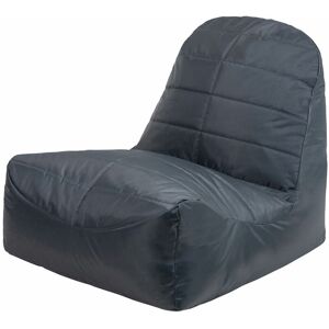 Veeva - Outdoor Recliner Bean Bag - Indoor Outdoor Water Resistant Gamer Chair - Charcoal Grey - Slate Grey