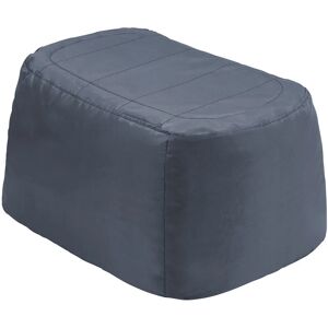 Outdoor Side Table Bean Bag - Indoor Outdoor Water Resistant Gamer Chair - Charcoal Grey - Slate Grey