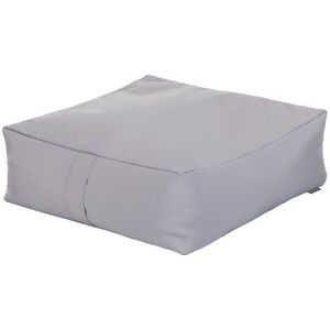 Ready Steady Bed - Garden Bean Bag Slab Beanbag Outdoor Indoor Cushions Seat Furniture Pad - Silver