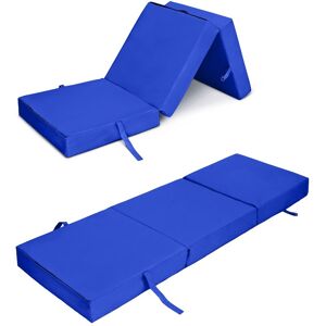 Ready Steady Bed - Foldable Sofa Bed for Indoor/Outdoor, Futon for Living room, Water Resistant Guest z Bed, Folding Chair bed - Blue