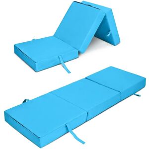 Ready Steady Bed - Foldable Sofa Bed for Indoor/Outdoor, Futon for Living room, Water Resistant Guest z Bed, Folding Chair bed - Turq