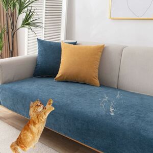 Waterproof Sofa Cover Anti-Urine Sofa Cover Sofa Cover Protective Cover for Dogs Cats Love Seat Recliner,Dark Blue,40X40cm - Rhafayre