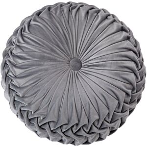 PESCE Round pillow home decoration folding round pillow cushion sofa bed car gray 3510cm