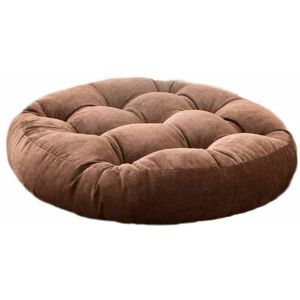 PESCE Round Solid Color Floor Pillow, Tufted Meditation Pillow for Seating on Floor Thick Seat Cushion Meditation Cushion for Yoga Living Room Sofa Balcony