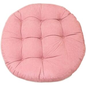 PESCE Round Solid Color Floor Pillow, Tufted Meditation Pillow for Seating on Floor Thick Seat Cushion Meditation Cushion for Yoga Living Room Sofa Balcony