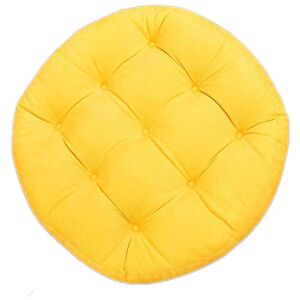 PESCE Round Solid Color Floor Pillow, Tufted Meditation Pillow for Seating on Floor Thick Seat Cushion Meditation Cushion for Yoga Living Room Sofa Balcony