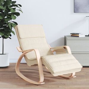 Berkfield Home - Royalton Rocking Chair Cream Fabric