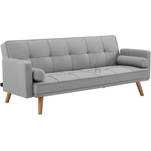 Home Detail - Sarnia Light Grey fabric sofa bed - V2