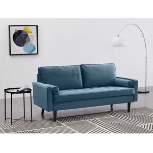 HOME DETAIL Scott Blue Velvet 3 Seater Sofa