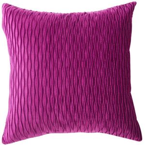 Rhafayre - Set of 2 Cushion Cover, Velvet Modern Pillow Covers for Sofa Bed Couch Chair Bedroom Living Room, 45x45cm, Purple