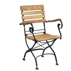 Netfurniture - Sherman Folding Outdoor Armchair - Brown