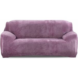 HOOPZI Stretch Sofa Covers Velvet Sofa Cover 3 Seater Thick Couch Covers Covers Couch Protector Light Purple