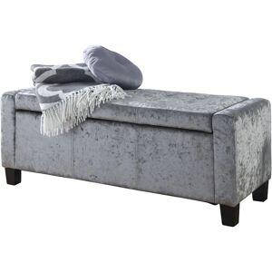 GFW - Verona Ottoman Storage Bench Crushed Velvet