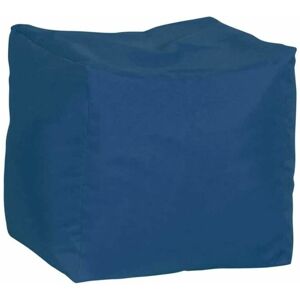 HUMZA AMANI Water Resistant Polyester Stool Bean Bag with Beans Filling - Dark Blue - Dark Blue