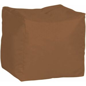 HUMZA AMANI Water Resistant Polyester Stool Bean Bag with Beans Filling - Brown - Brown