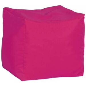 HUMZA AMANI Water Resistant Polyester Stool Bean Bag with Beans Filling - Pink - Pink