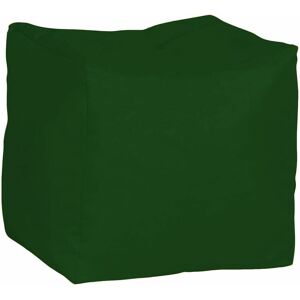 HUMZA AMANI Water Resistant Polyester Stool Bean Bag with Beans Filling - Dark Green - Dark Green