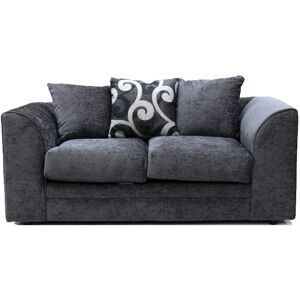 FANCY SOFA Zina 2 Seater Chenille Fabric Sofa - Grey