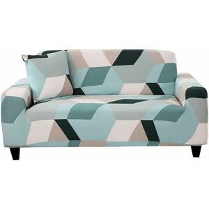 Hoopzi - 1-Piece Elastic Sofa Cover, Printed Sofa Cover, Universal Sofa Cover, Soft & Washable Furniture Protector (Armchair, PatternLight colored