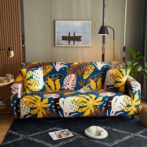 Linghhang - 2 Seater Sofa Cover 140-180cm Modern Armrest Sofa Cover Universal Elastic Sofa Covers Sofa Slipcover Protective Cover Fallen Leaves
