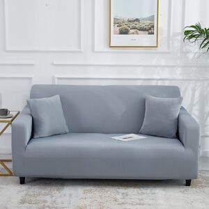 Linghhang - 2 Seater Sofa Cover 145-185cm Sofa Cover with Armrests Modern Universal Elastic Sofa Covers Sofa Slipcover Protective Cover Light Grey