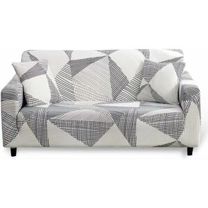 HOOPZI 3 Seater, 1 Piece Stretch Sofa Cover Elastic Printed Sofa Cover, Sofa Covers Furniture Protector Polyester Spandex, Printed