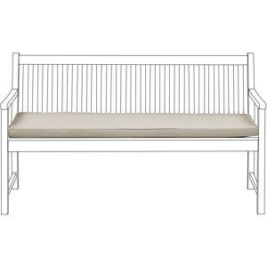 BELIANI Bench Seat Pad Cushion VIVARA 152 x 54 cm Beige