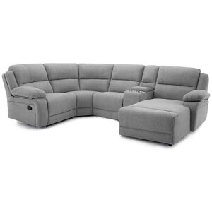 MORE4HOMES Dublin 4 Seater Fabric Corner Recliner Sofa