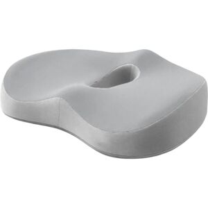 Tlily - Memory Foam Pillow Cushion Chair Cushion Protection Hip Butt Seat Cushion Office Chair Cushion Long-Sitting-Gray
