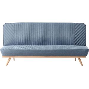 BELIANI Sofa Bed 2 Seater KALFAFEL Fabric Blue