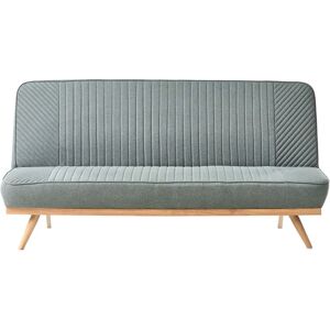 BELIANI Sofa Bed 2 Seater KALFAFEL Fabric Green