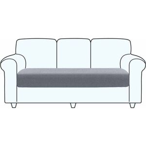 Ymyny - mumu High Quality Stretch Sofa Cover Washable Sofa Seat Cushion Protector (3 Seater, Light Grey)