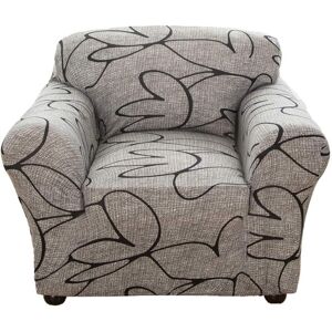 TINOR Polyester Sofa Cover Stretch Elastic Sofa Cover Sofa Protector Slipcover for 1 Seater 90-130cm