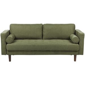BELIANI Sofa 3 Seater NURMO Fabric Dark Green