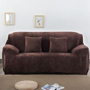 Tonchean - Sofa Cover 1 2 3 4 Seater (cushion not included) Solid Color Protective Cover Easy to Install Stretch Elastic Fabric Machine Washable Sofa