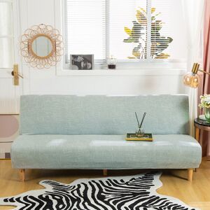 Linghhang - Stretch Sofa Cover Without Armrest,Universal Armless Sofa Cover All Covered Folding Sofa Protector,Easy to Install and Clean,3 Seater