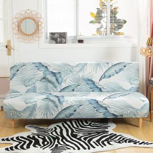 Linghhang - Stretch Sofa Cover Without Armrest,Universal Armless Sofa Cover All Covered Folding Sofa Protector,Easy to Install and Clean,3 Seater