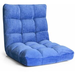 Costway - 14 Position Adjustable Floor Chair Padded Gaming Sofa Recliner Lounger with Back Costway - 14 Position Adjustable Floor Chair Padded Gaming Sofa Recliner Lounger with Back