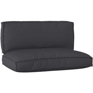 Pallet Cushion Set 2 pcs Black 120 x 80 x 12 cm Oxford fabric Vidaxl Pallet Cushion Set 2 pcs Black 120 x 80 x 12 cm Oxford fabric Vidaxl